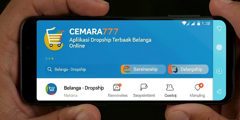 Tampilan antarmuka CEMARA777 yang menarik dan fungsional untuk dropship.