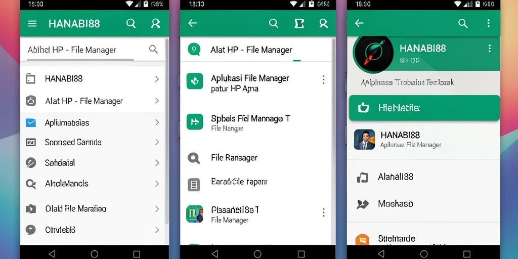 Tampilan antarmuka HANABI88 yang bersih dan fungsional untuk pengelolaan file.