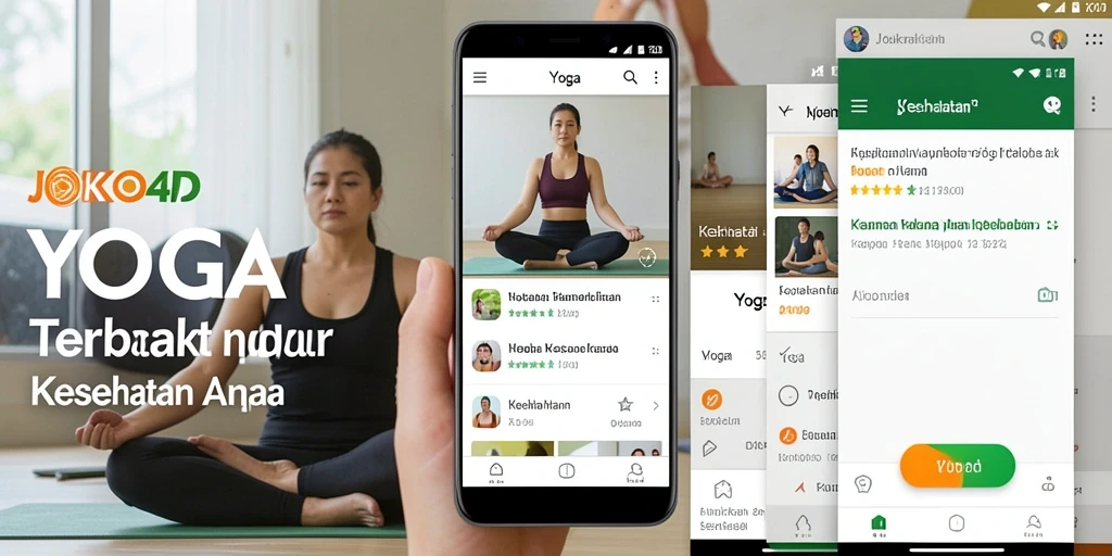 Tampilan antarmuka JOKO4D yang sederhana dan intuitif untuk latihan Yoga.