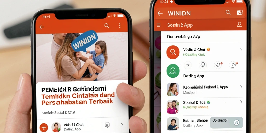 Tampilan antarmuka utama WINIDN yang menarik dan fungsional.